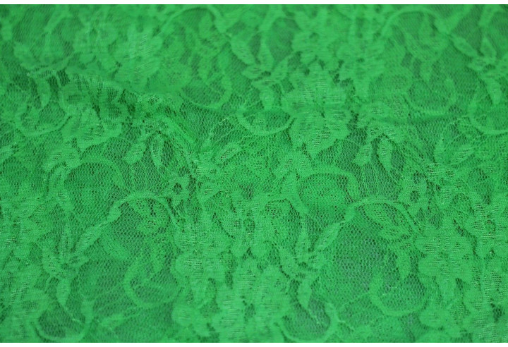 Tissu Dentelle Anis fluo -Au Metre