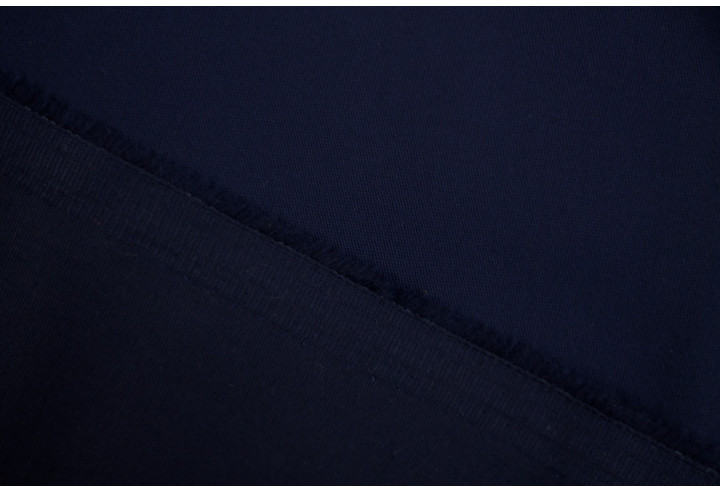 Tissu Gabardine Épaisse Marine -Au Mètre