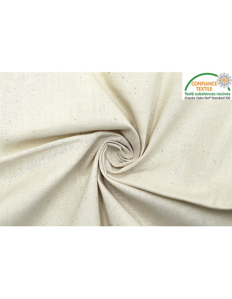 Tissu Coton Cretonne Décrue -Au Mètre