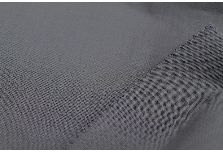 Tissu Coton Cretonne Gris flanelle -Au Mètre