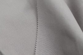 Tissu Coton Cretonne Gris perle -Au Mètre