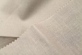 Tissu Coton Cretonne Beige -Au Mètre