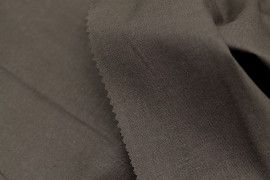 Tissu Coton Cretonne Marron -Au Mètre