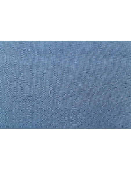 Tissu Coton Cretonne Bleu denim -Au Mètre