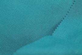 Tissu Coton Cretonne Bleu Hawaï -Au Mètre