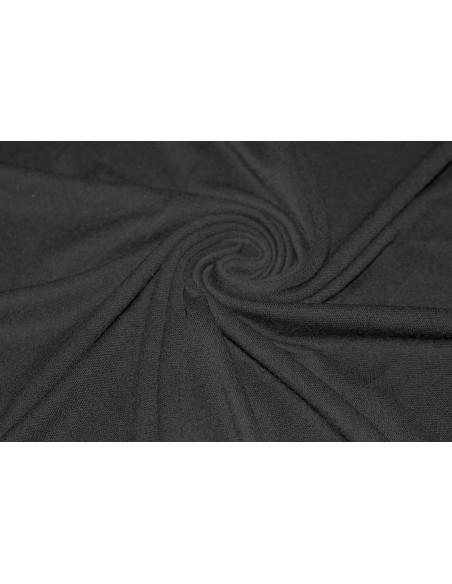 Tissu Molleton Noir -Au Mètre