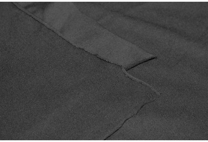 Tissu Molleton Noir -Au Mètre