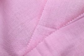 Tissu Coton Cretonne Rose -Au Mètre