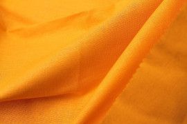 Tissu Coton Cretonne Mandarine -Au Mètre