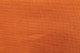 Tissu Coton Cretonne Orange -Au Mètre