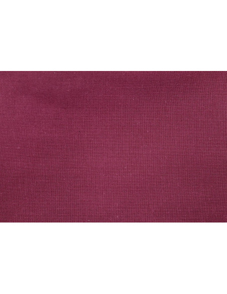 Tissu Coton Cretonne Bordeaux -Au Mètre