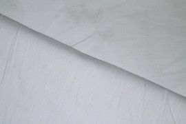 Tissu Popeline Unie 100% Coton Blanche -Au Metre