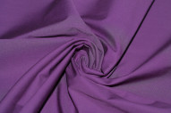 Tissu Popeline Unie 100% Coton Violet -Au Metre