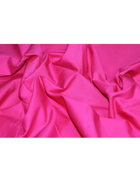 Tissu Popeline Unie 100% Coton Fuchsia -Au Metre