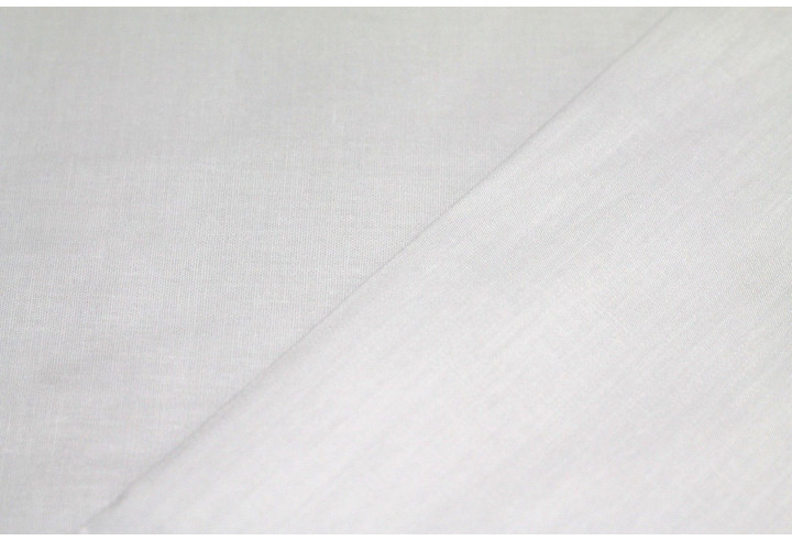 Tissu Coton/Elasthanne Blanc de Qualité, Coupon 3 mètres