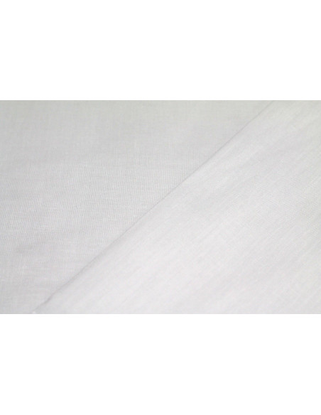 Tissu Coton/Elasthanne Blanc de Qualité, Coupon 3 mètres