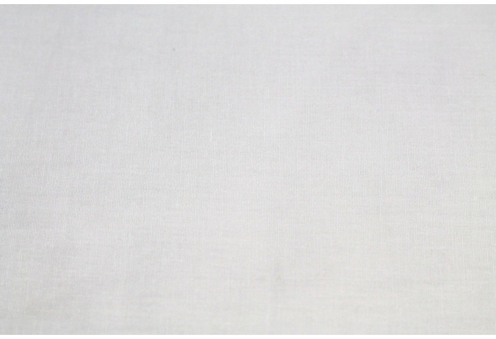 Tissu Coton/Elasthanne Blanc de Qualité, Coupon 3 mètres