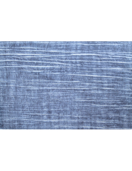 Tissu Voile Tramé Délavé Indigo -Au Mètre