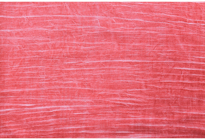 Tissu Voile Tramé Délavé Rouge -Au Mètre