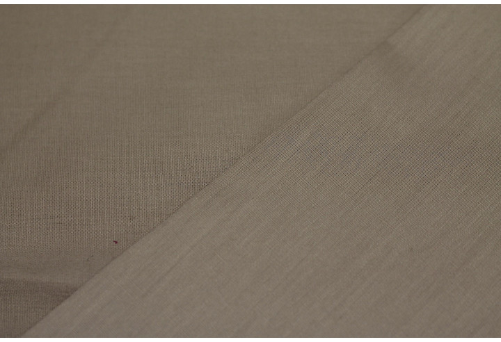 Tissu Coton/Elasthanne Beige de Qualité, Coupon 3 mètres