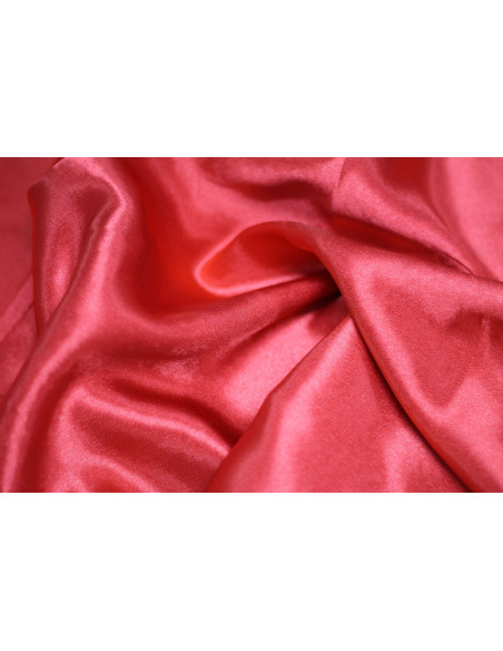Tissu Satin Uni 115 cm Rouge -Au Metre