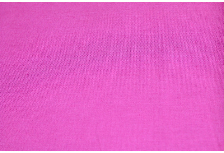 Tissu Coton/Elasthanne Fuchsia de Qualité, Coupon 3mètres